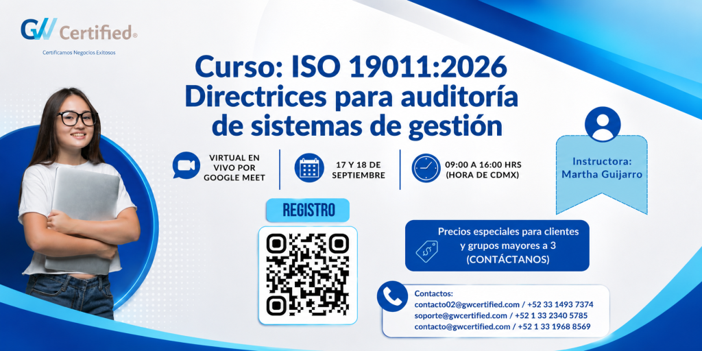 Curso ISO 19011:2026: Directrices para auditoría de sistemas de gestión